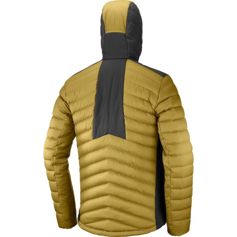 Salomon Essential Xwarm Down Men's Insulated Jackets Yellow | CA 35H98